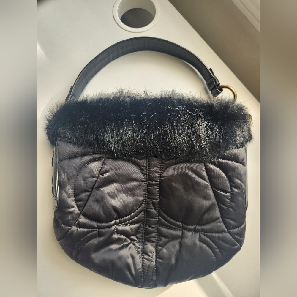 Authentic Coach Soho Hobo Black Bag